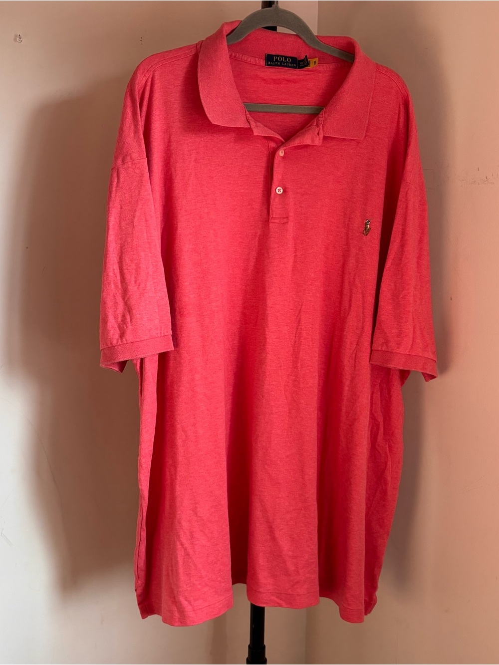 Ralph Lauren Men’s Coral Pink Polo Shirt